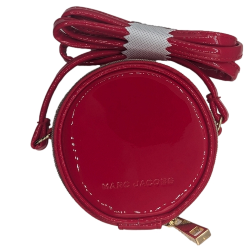 Marc Jacobs the sweet spot Red Circle Round Crossbody Mini Purse Coin Purse